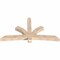 Ekena Millwork Davenport Smooth Timber Gable Bracket, Douglas Fir, 84"W x 45"H x 5 1/2"D x 5 1/2"F, 13/12 Pitch GBW084X45X0606DAV00SDF - alternate 3